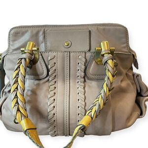 CHLOE Taupe Calfskin Heloise Bag